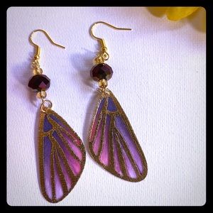 Butterfly wing earrings